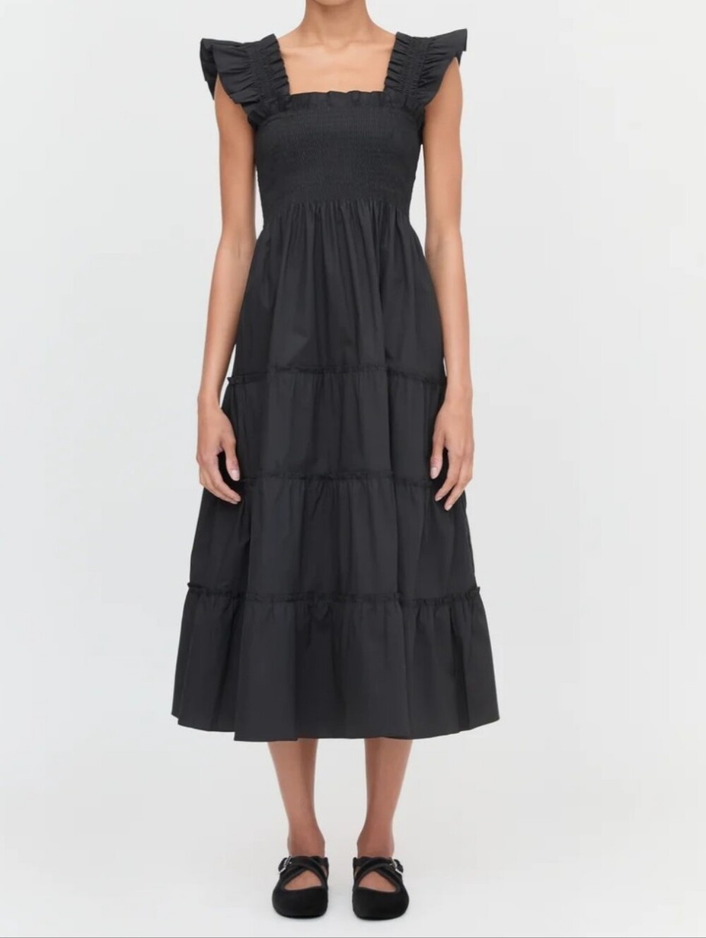 Hill House The Nap Dress In Black Sz Medium